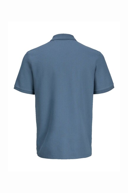 Erkek Austın Zıp Polo Tişört 12279177 Mavi (2)