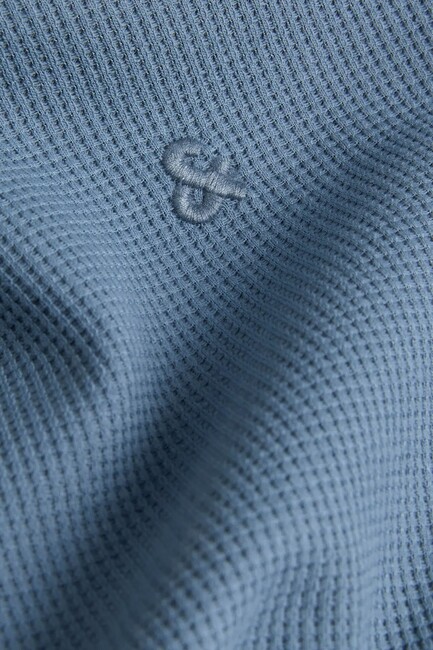 Erkek Austın Zıp Polo Tişört 12279177 Mavi (3)