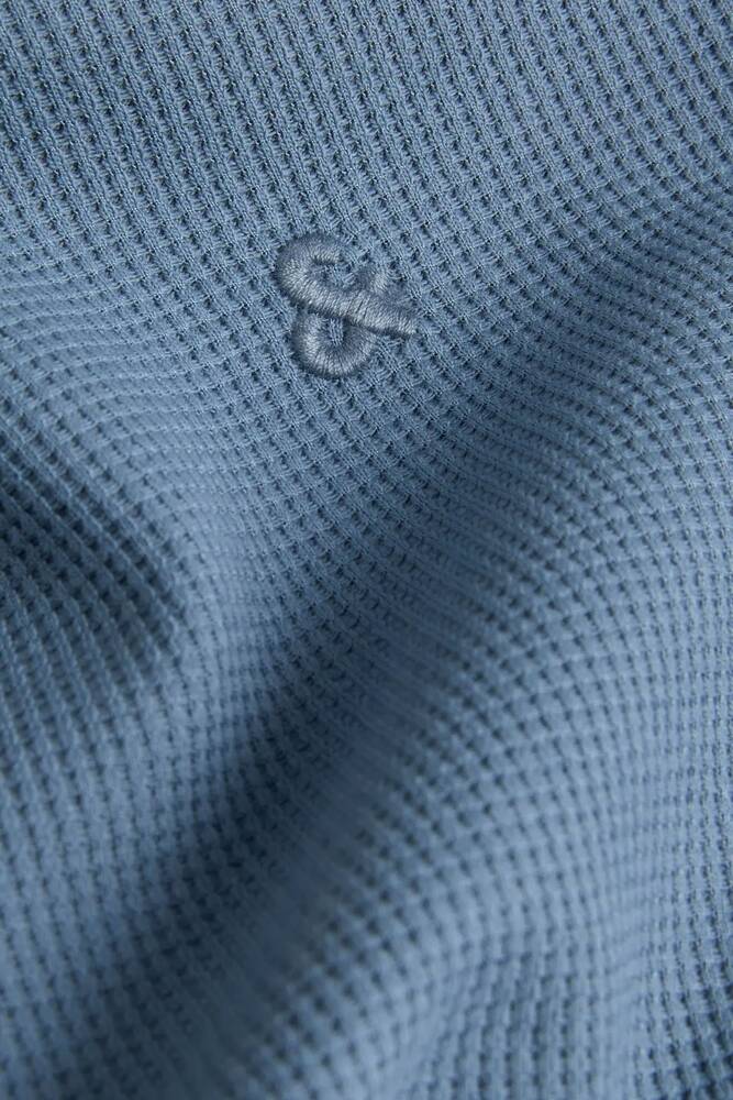 Erkek Austın Zıp Polo Tişört 12279177 Mavi 