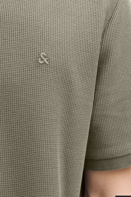 Erkek Austın Zıp Polo Tişört 12279177 Yeşil (3)