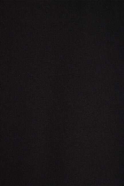 Erkek Basic Bisiklet Yaka Tişört 0610252-900 Siyah - Thumbnail