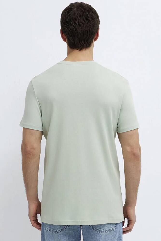 Erkek Basic Tişört 0610360-71464 Yeşil 
