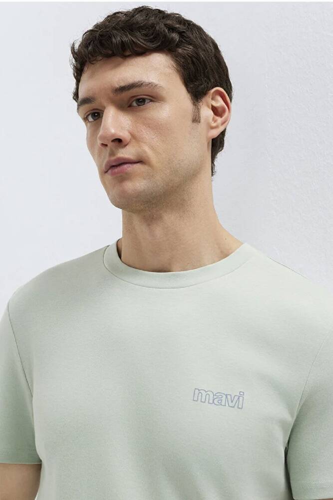 Erkek Basic Tişört 0610360-71464 Yeşil 