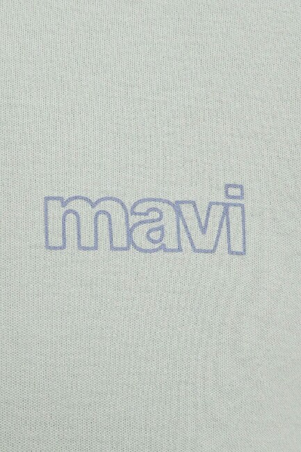 Erkek Basic Tişört 0610360-71464 Yeşil - Thumbnail