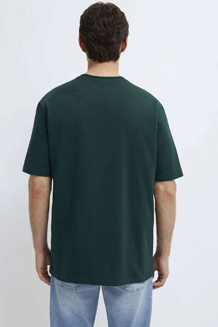 Erkek Basic Tişört 0611924-85173 Yeşil - Thumbnail