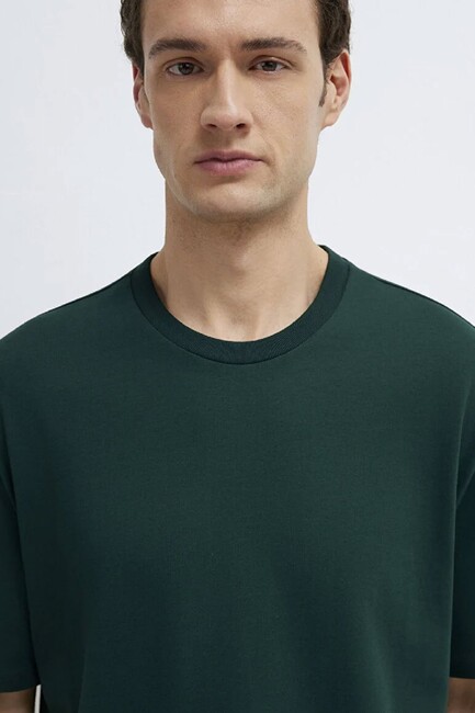 Erkek Basic Tişört 0611924-85173 Yeşil - Thumbnail