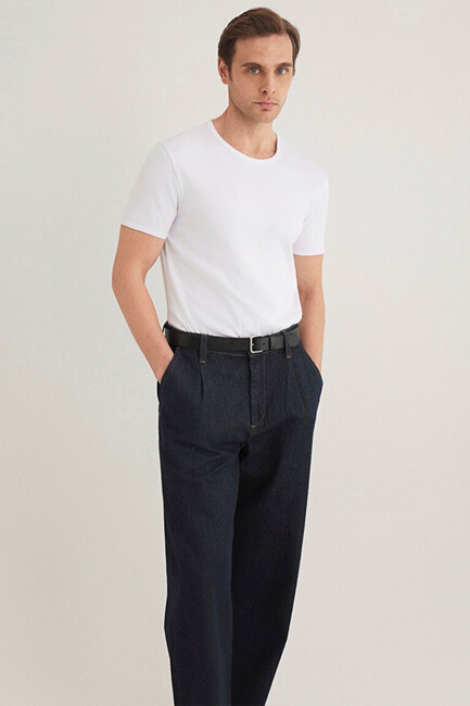 Erkek Basic Tişört 063747-620 Beyaz (1)