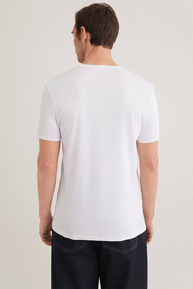 Erkek Basic Tişört 063747-620 Beyaz 