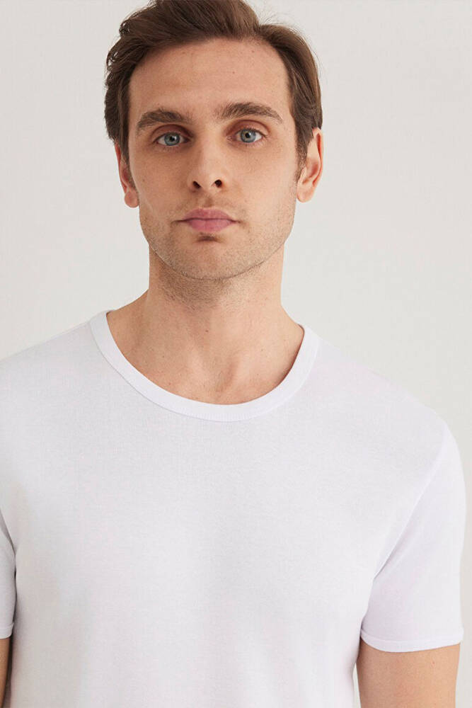 Erkek Basic Tişört 063747-620 Beyaz 