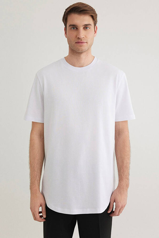 Erkek Basic Tişört 067082-620 Beyaz 