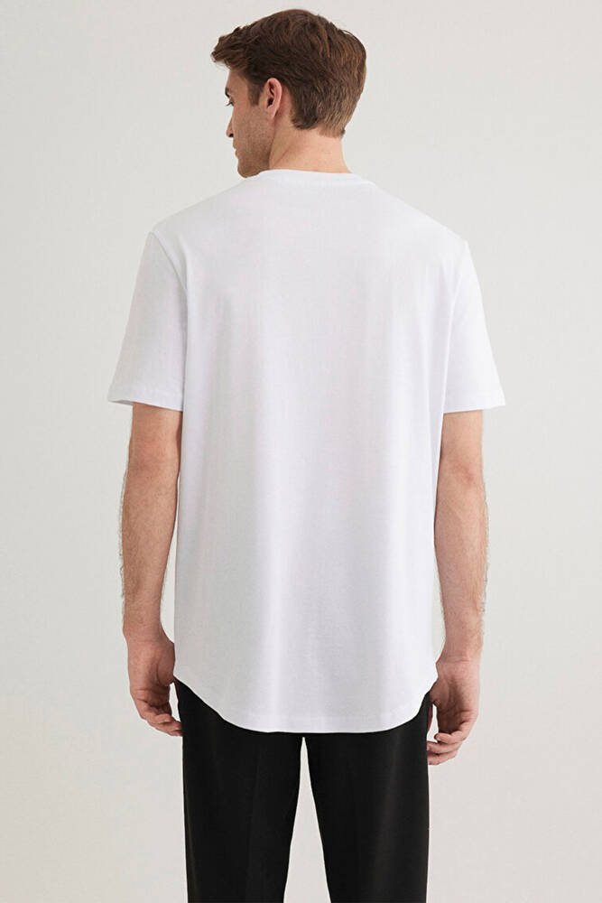 Erkek Basic Tişört 067082-620 Beyaz 