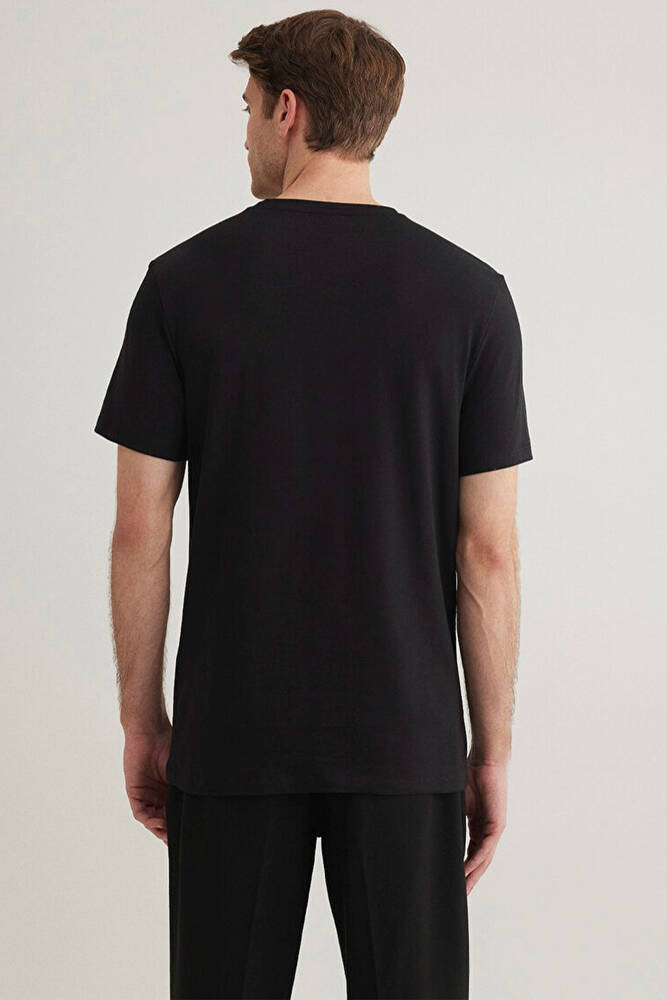 Erkek Stretch Basic Tişört 061747-900 Siyah 