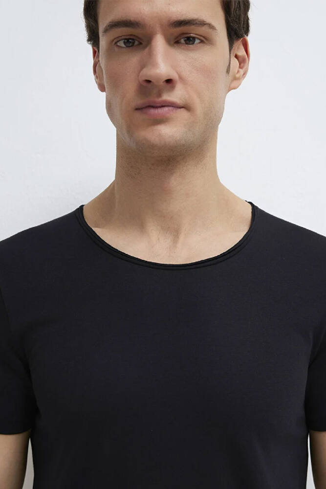 Erkek Basic Tişört 064019-20933 Siyah 