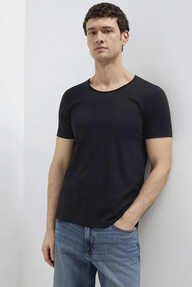 Erkek Basic Tişört 064019-20933 Siyah 