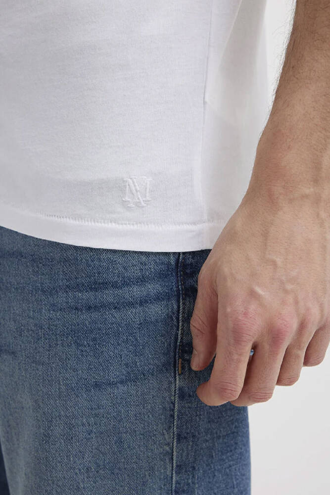 Erkek Basic Tshırt 064019-620 Beyaz 