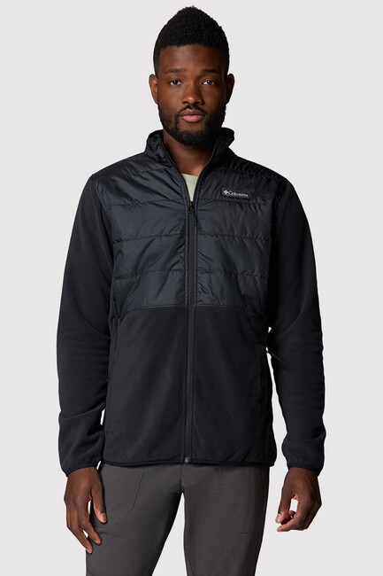 Erkek Basin Butte Tam Fermuarlı II Polar Üst AO4318_010 Siyah (1)