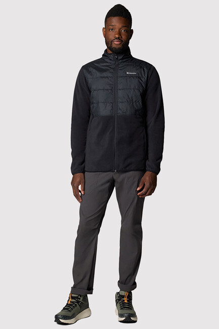 Erkek Basin Butte Tam Fermuarlı II Polar Üst AO4318_010 Siyah - Thumbnail