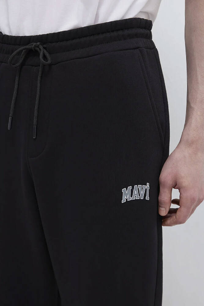 Erkek Mavi Baskılı Eşofman Altı 0010207-900 Siyah 