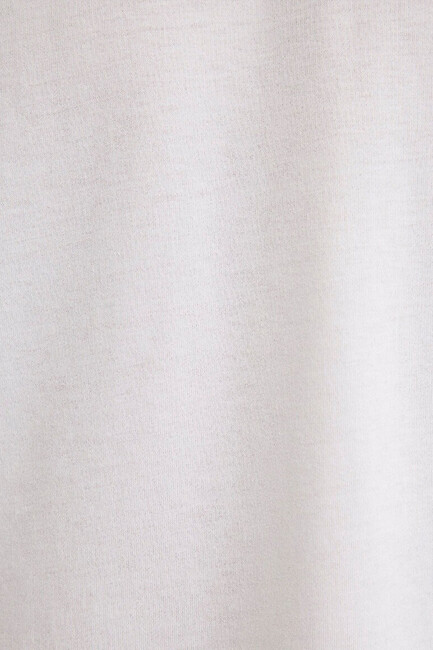 Erkek Baskılı Tişört 0610100-620 Beyaz - Thumbnail