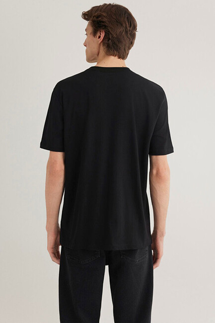 Erkek Batman Baskılı Tişört 066878-900 Siyah - Thumbnail