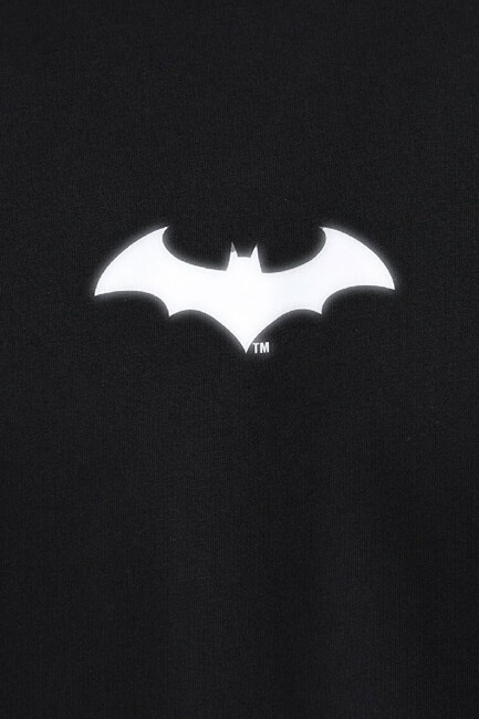 Erkek Batman Baskılı Tişört 066878-900 Siyah - Thumbnail