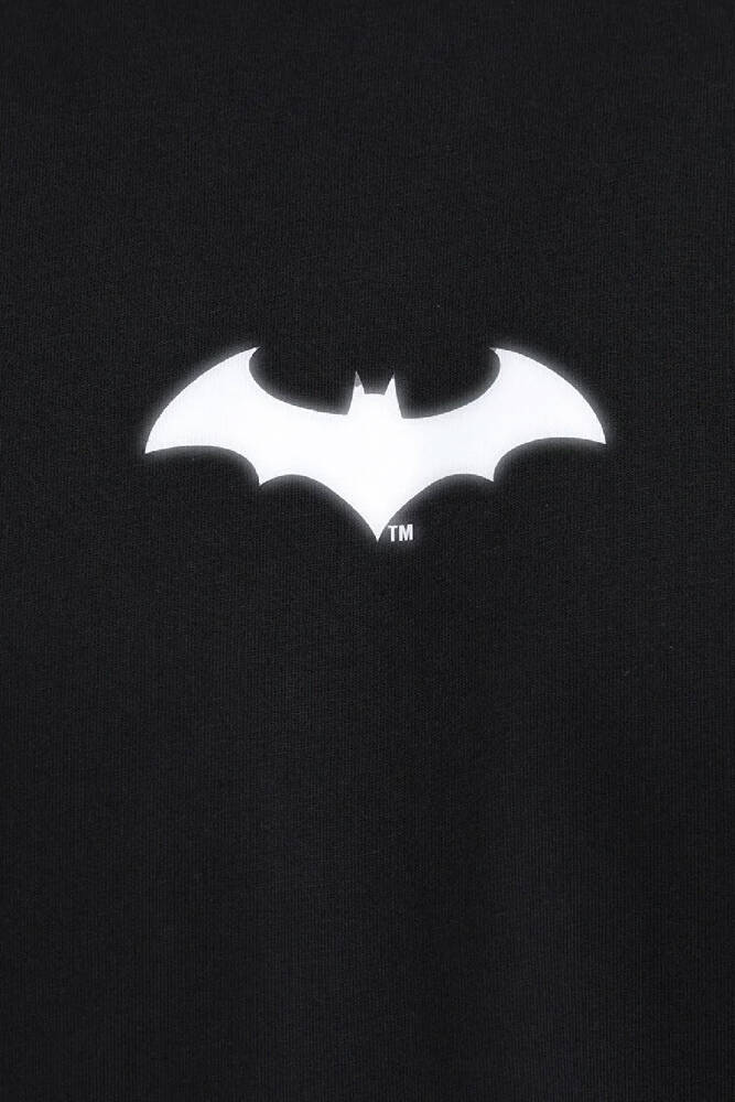 Erkek Batman Baskılı Tişört 066878-900 Siyah 