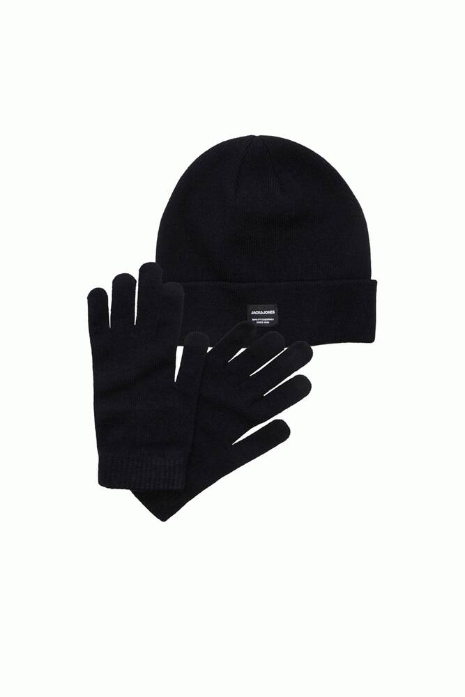 Erkek Beanıe&Glove Bere Eldiven Seti 12228933 Siyah 