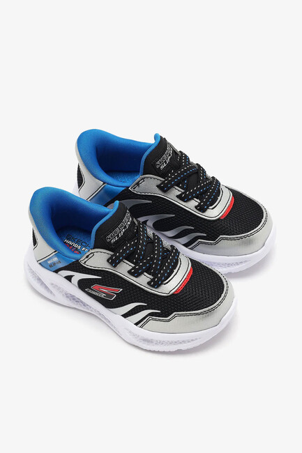 Erkek Bebek Meteor-Lıghts Ayakkabı 403848N SLBK Gri - Thumbnail