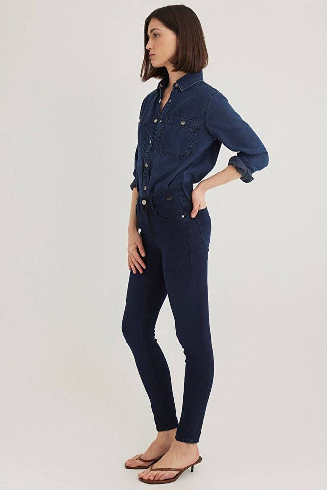 Erkek Betty Gold Jean Gömlek 1210818-87810 Lacivert 