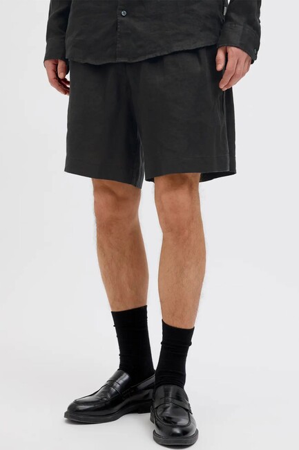Erkek Bıll Lawrence Lınen Şort 12253134 Siyah (3)