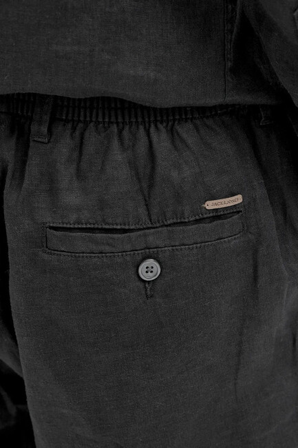 Erkek Bıll Lawrence Lınen Şort 12253134 Siyah - Thumbnail