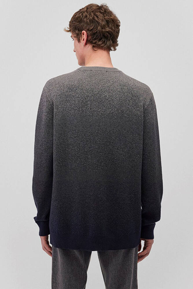 Erkek Bisiklet Yaka Kazak 070779-34686 Gri 