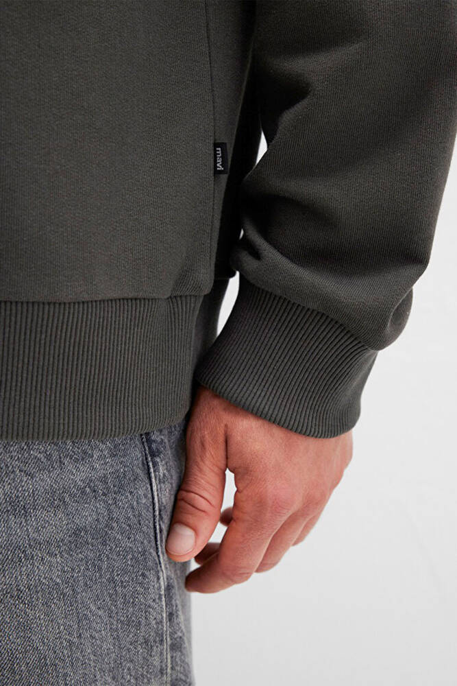 Erkek Bisiklet Yaka Sweat 0S10421-70090 Gri 