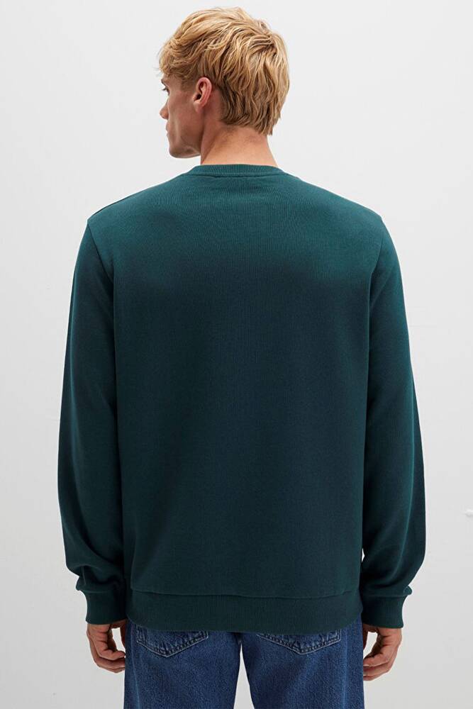 Erkek Bisiklet Yaka Sweat 0S10421-71929 Yeşil 