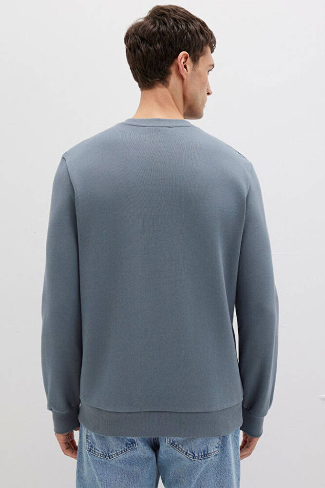 Erkek Bisiklet Yaka Sweat 0S10457-80889 Gri 