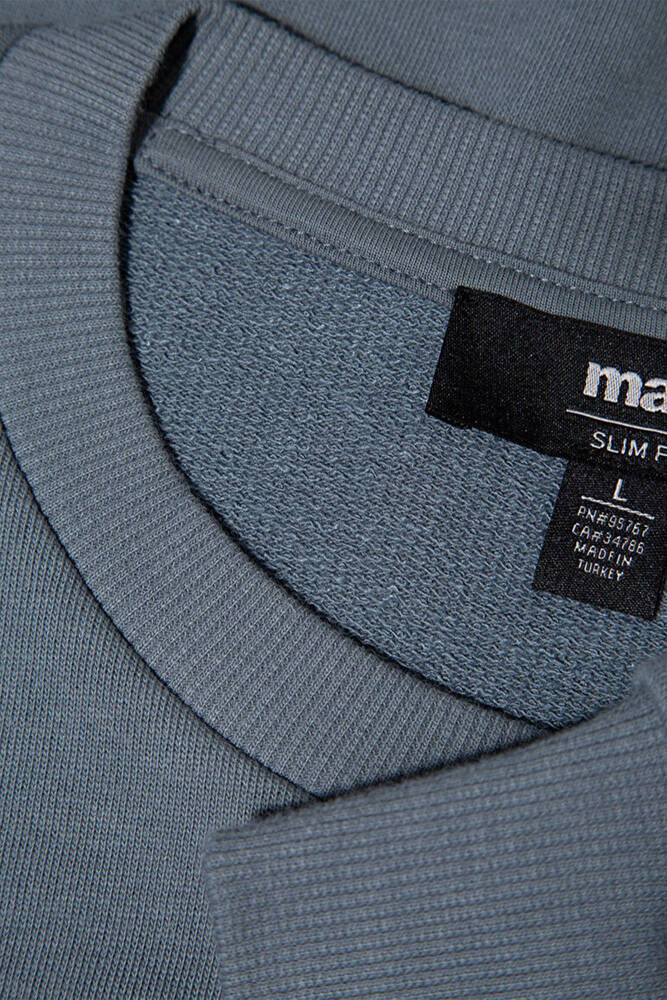 Erkek Bisiklet Yaka Sweat 0S10457-80889 Gri 