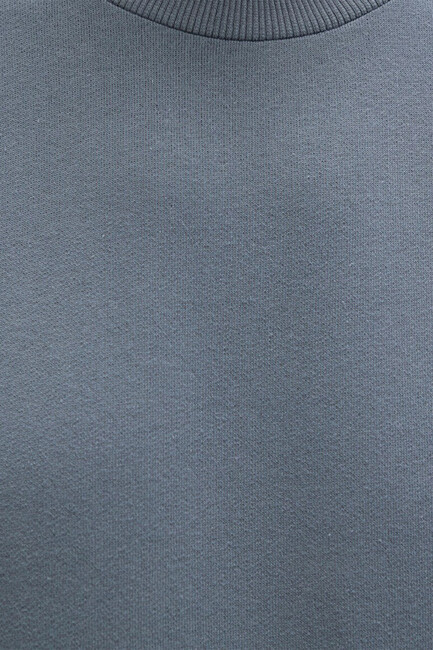 Erkek Bisiklet Yaka Sweat 0S10457-80889 Gri - Thumbnail