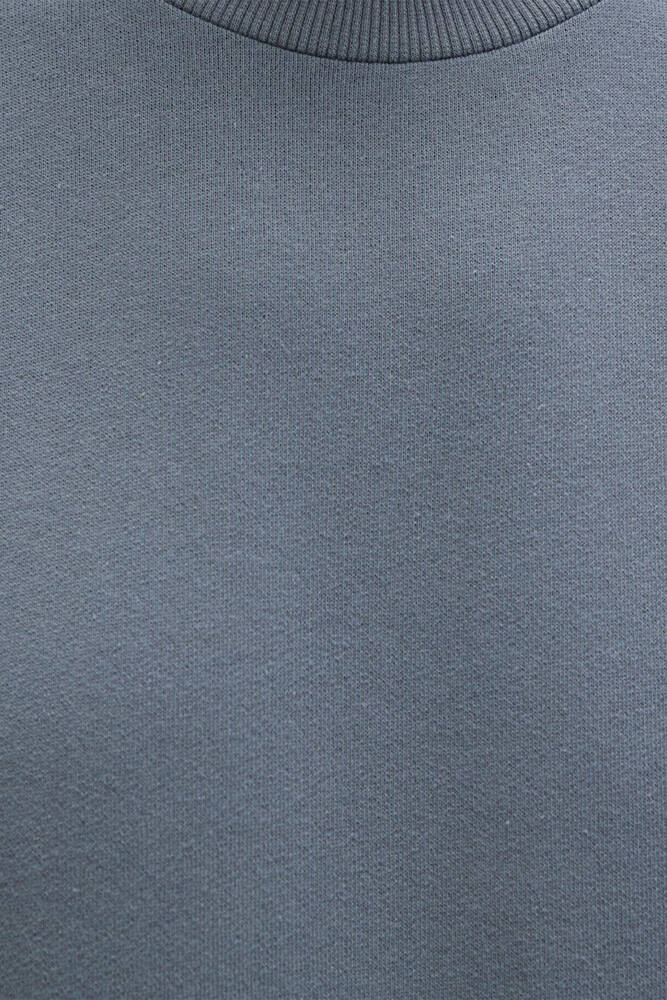 Erkek Bisiklet Yaka Sweat 0S10457-80889 Gri 