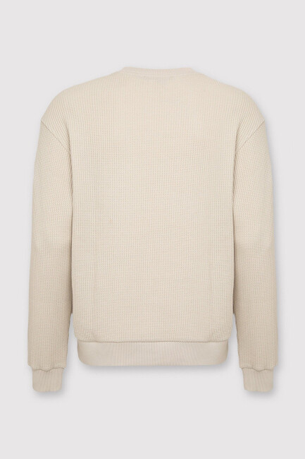 Erkek Bisiklet Yaka Sweat 0S20173-70134 Bej  - 7