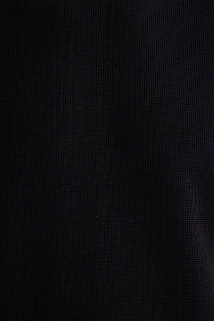 Erkek Bisiklet Yaka Tişört 0610277-900 Siyah - Thumbnail