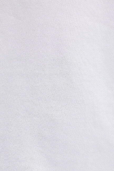 Erkek Bisiklet Yaka Tişört 0611596-620 Beyaz - Thumbnail