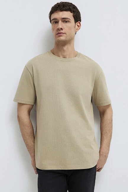 Erkek Bisiklet Yaka Tişört 0611596-70360 Yeşil (1)