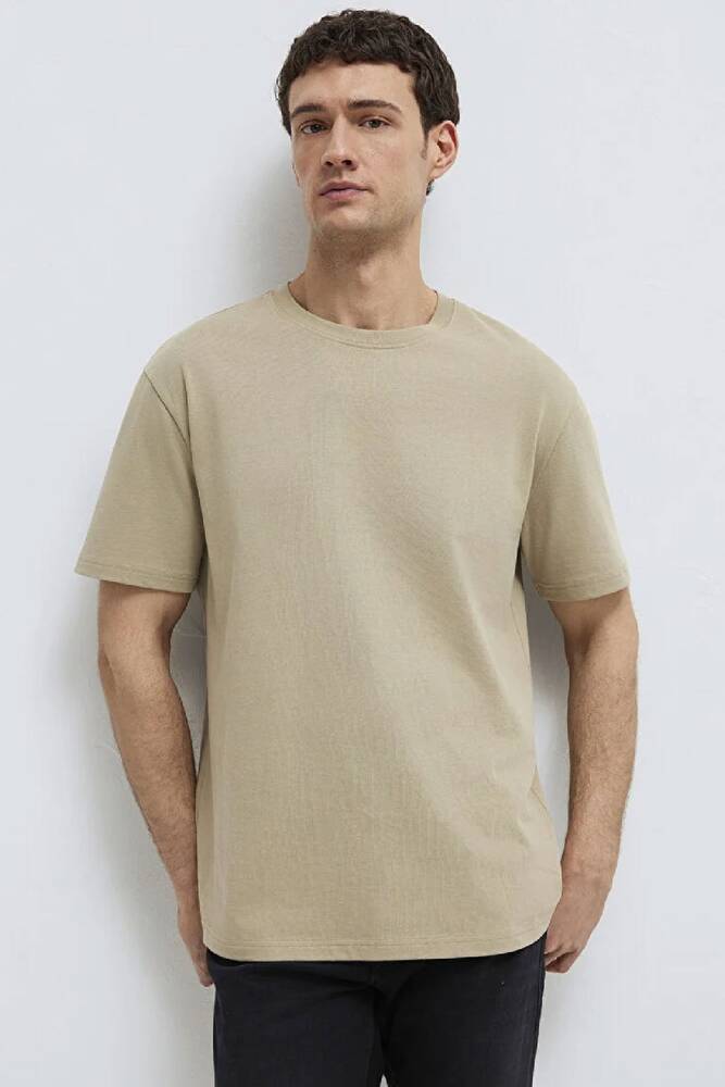 Erkek Bisiklet Yaka Tişört 0611596-70360 Yeşil 