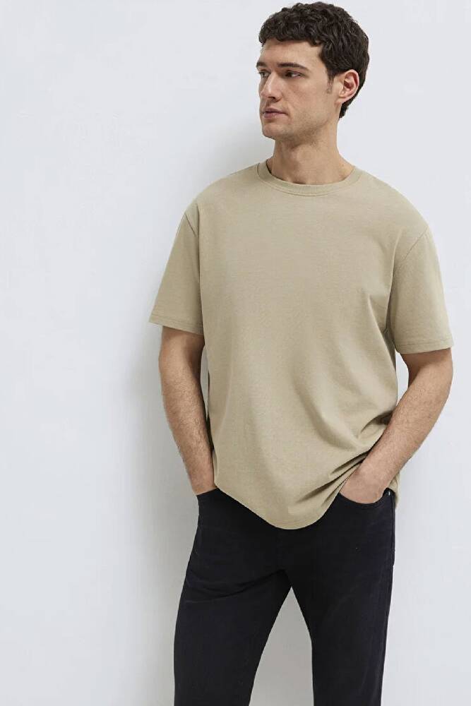 Erkek Bisiklet Yaka Tişört 0611596-70360 Yeşil 