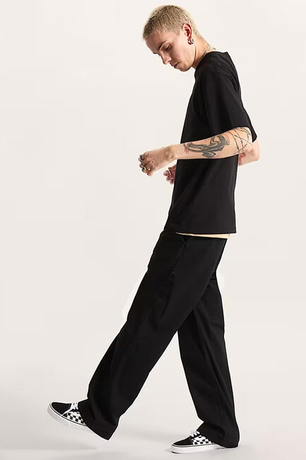 Erkek Blocked Box Loose Tişört VN000RAPBLK1 Siyah (3)