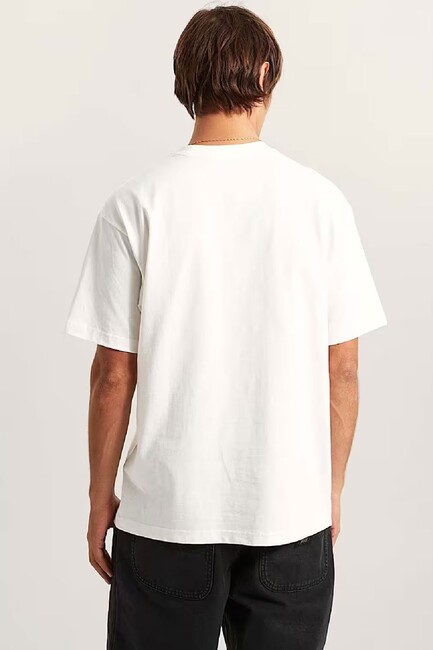 Erkek Blocked Box Loose Tişört VN000RAPC9F1 Ekru (2)