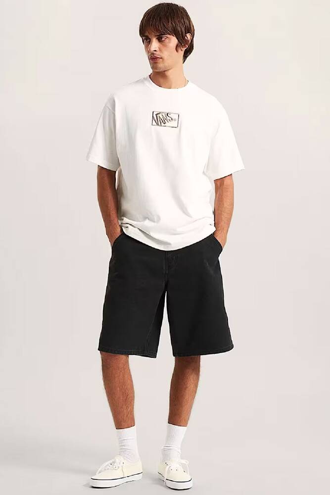 Erkek Blocked Box Loose Tişört VN000RAPC9F1 Ekru 