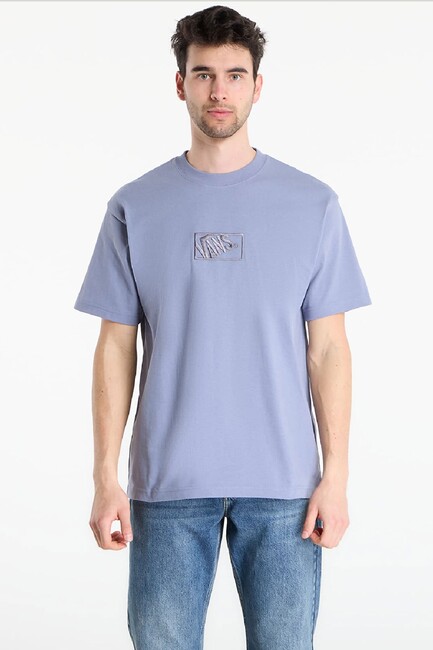 Erkek Blocked Box Loose Tişört VN000RAPFOI1 Gri (1)