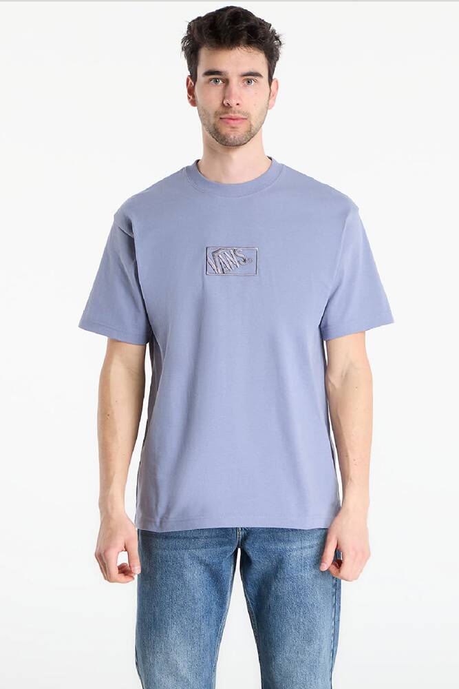 Erkek Blocked Box Loose Tişört VN000RAPFOI1 Gri 