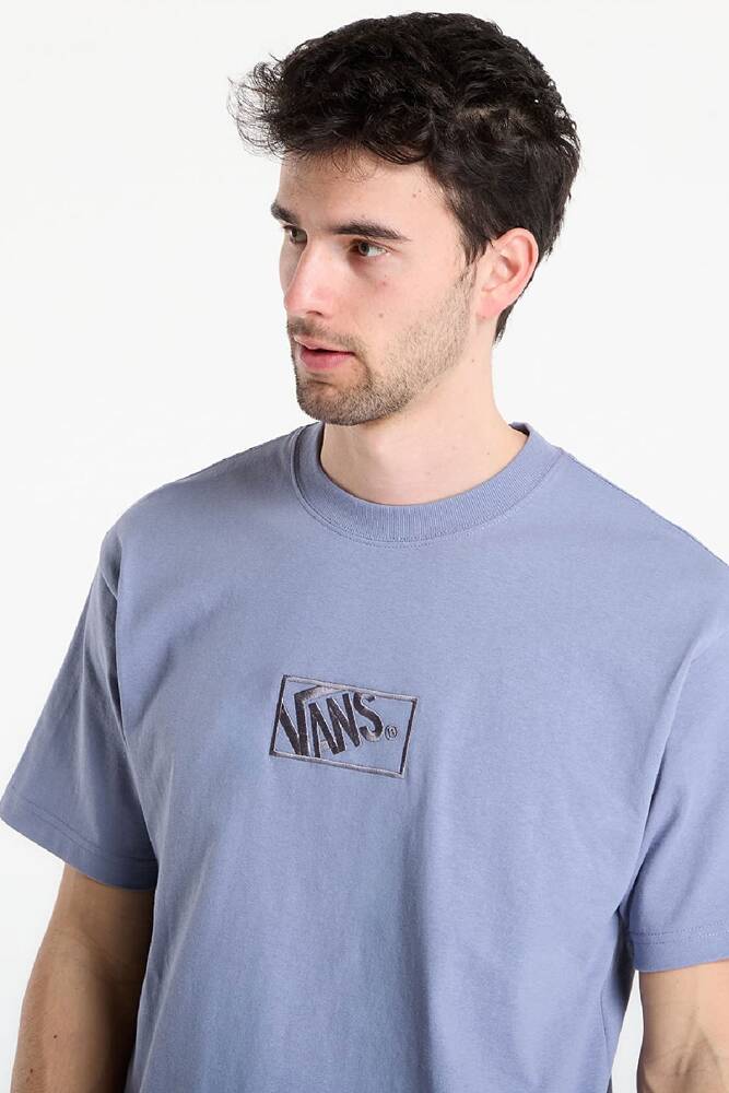 Erkek Blocked Box Loose Tişört VN000RAPFOI1 Gri 